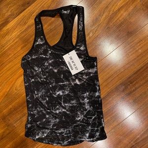 Zyia black reflective Havana tank size M